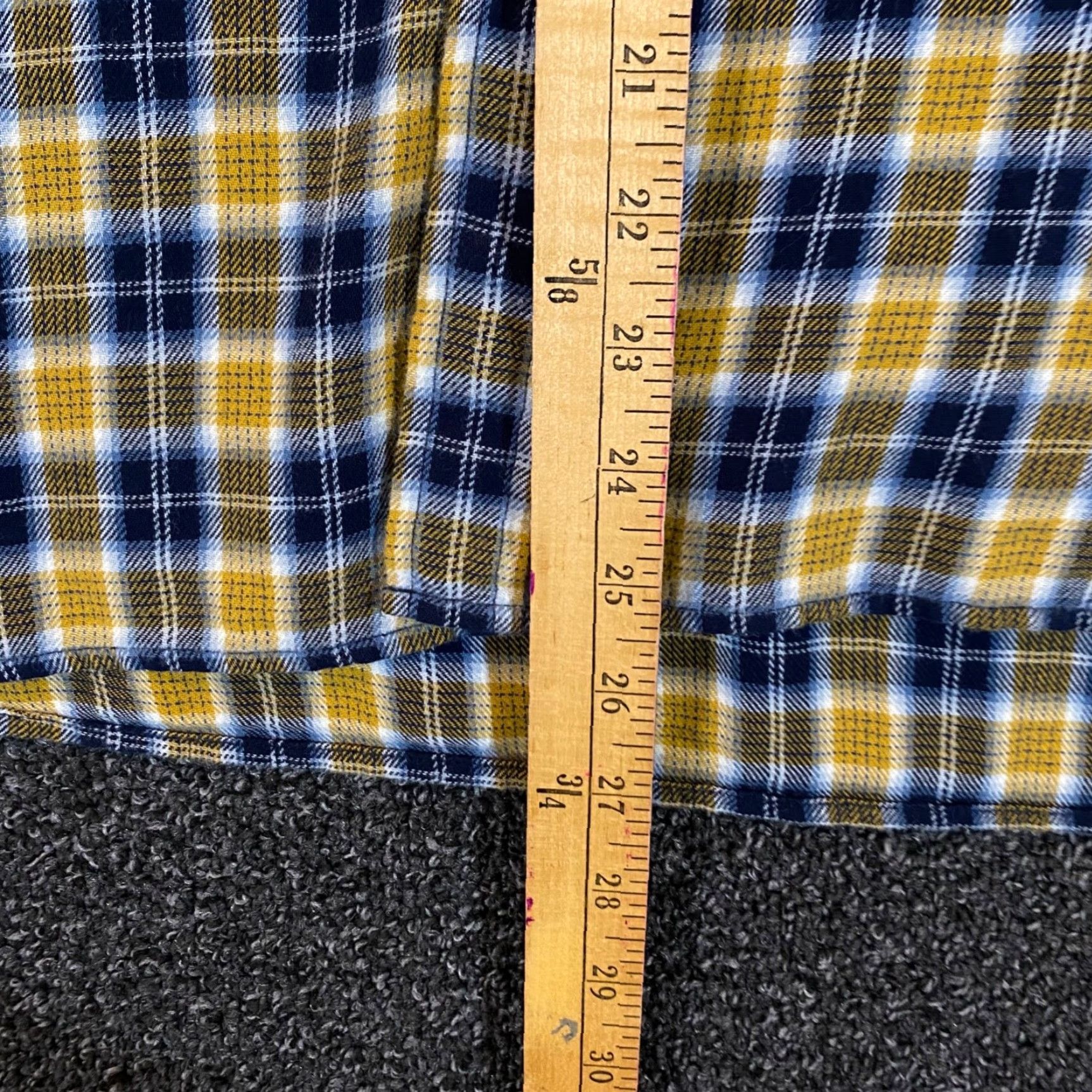 Outerknown Outerknown Shirt Mens Large Yellow Blue Plaid Button Up L/S Outdoors Flannel Size US L / EU 52-54 / 3 - 5 Thumbnail