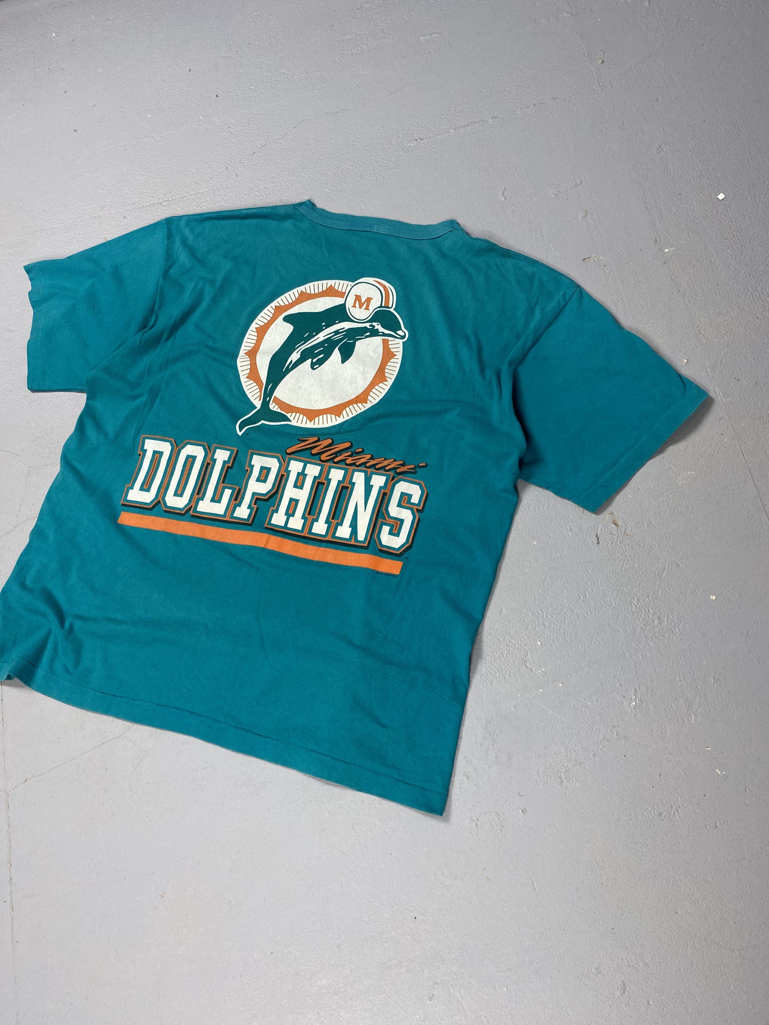 NFL Vintage 1995 Miami Dolphins tee Salem Size US XXL / EU 58 / 5 - 1 Thumbnail