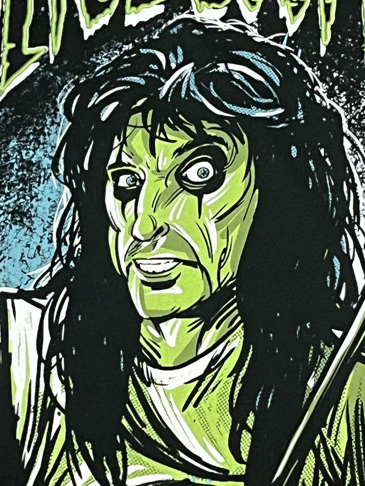 Band Tees × Vintage Alice Cooper Black Tee Shirt Size Medium Size US M / EU 48-50 / 2 - 3 Thumbnail