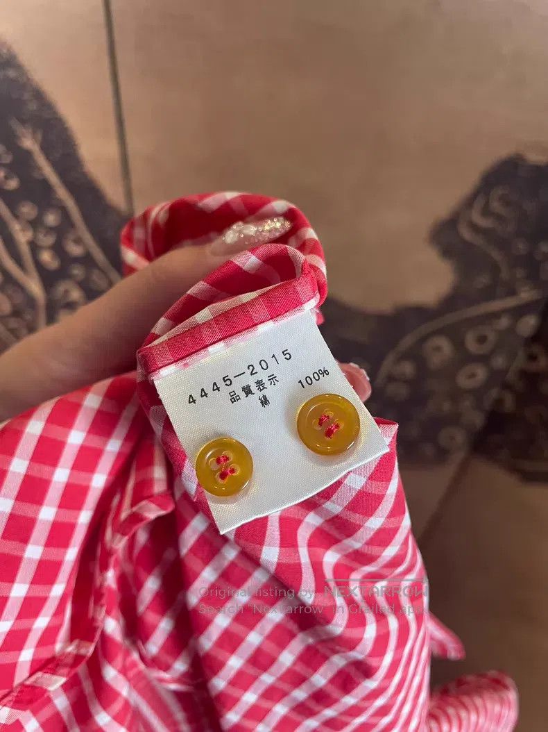 Vivienne Westwood Vivienne Westwood Red Plaid Shirt, 100% Cotton Size M / US 6-8 / IT 42-44 - 2 Thumbnail