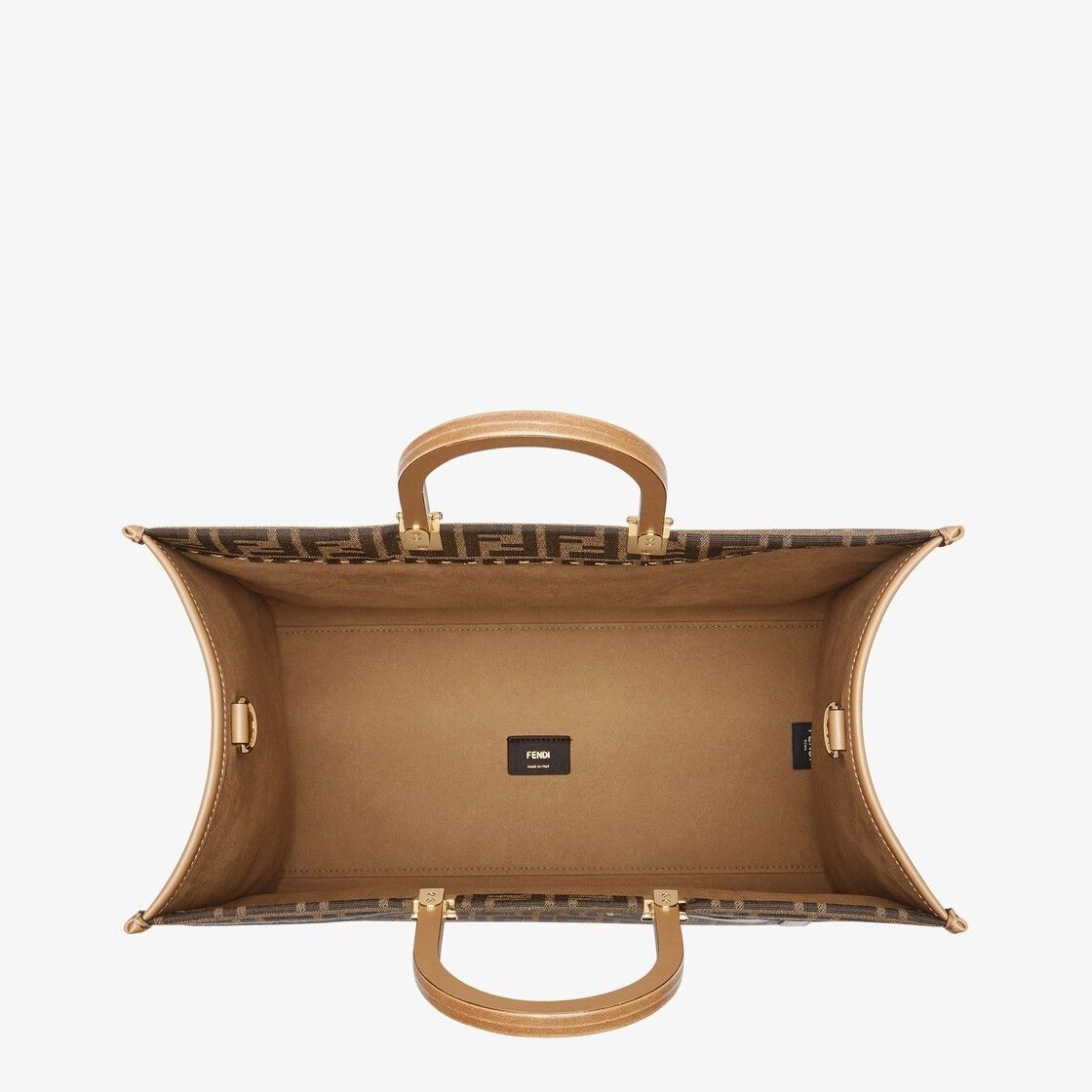 Fendi o1s1wg110925 Size: OS/Fendi Sunshine Large in Brown Size ONE SIZE - 4 Thumbnail