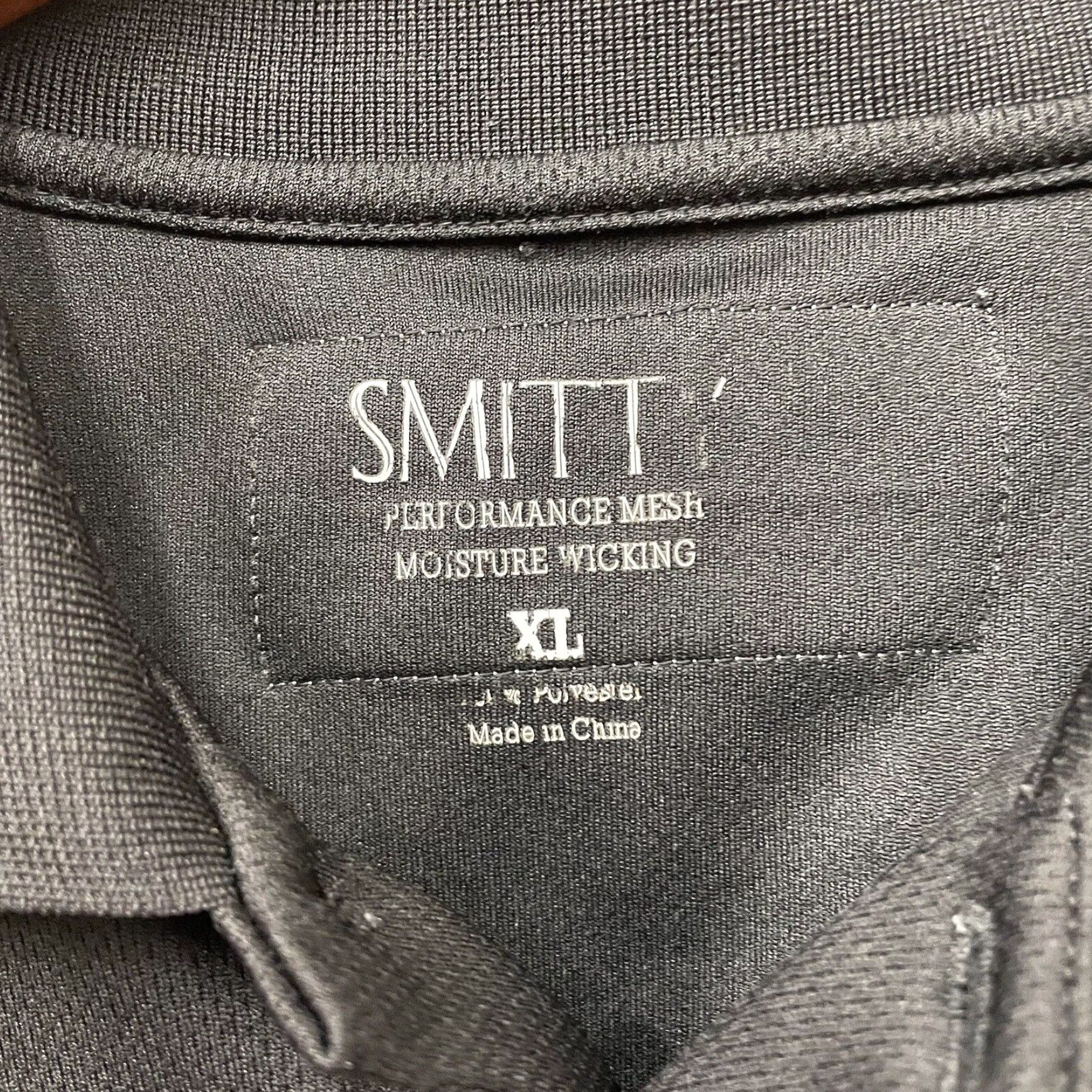 MLB Smitty Performance Black Athletic Polo Shirt Mens XL Size US XL / EU 56 / 4 - 4 Thumbnail