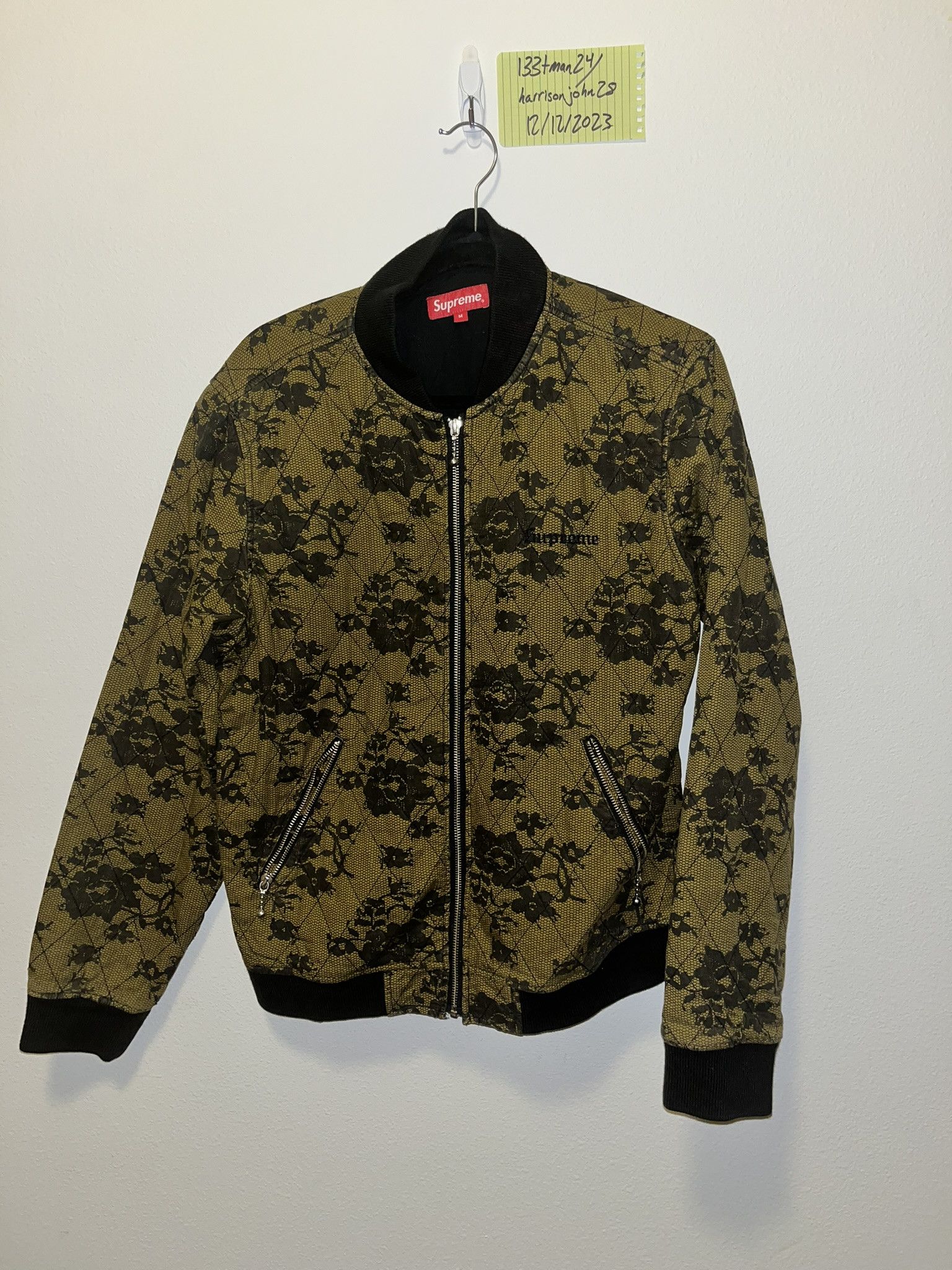 Supreme Supreme SS'17 Quilted Lace Bomber Jacket | Grailed