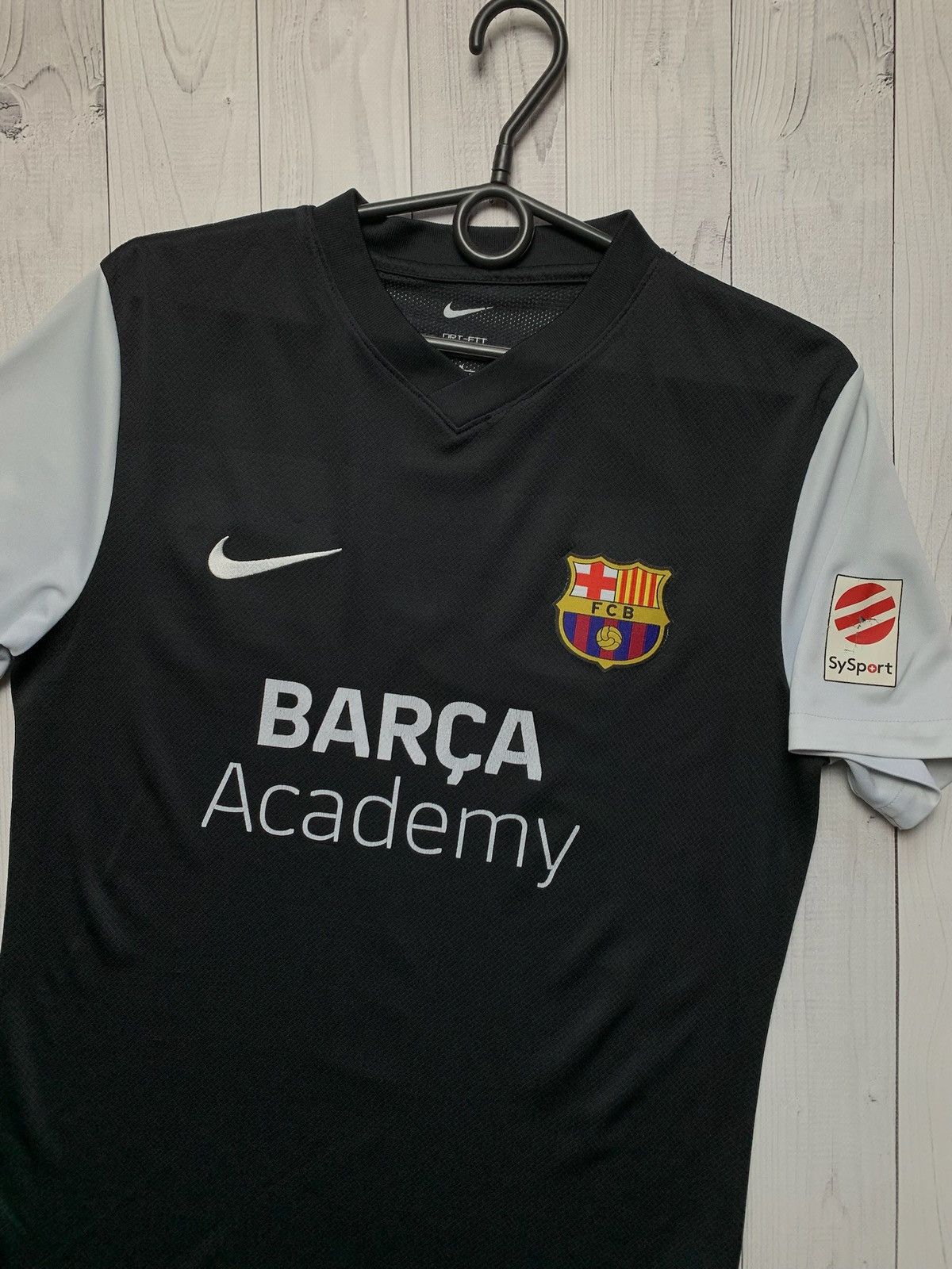 Vintage Nike Barcelona soccer jersey black size M