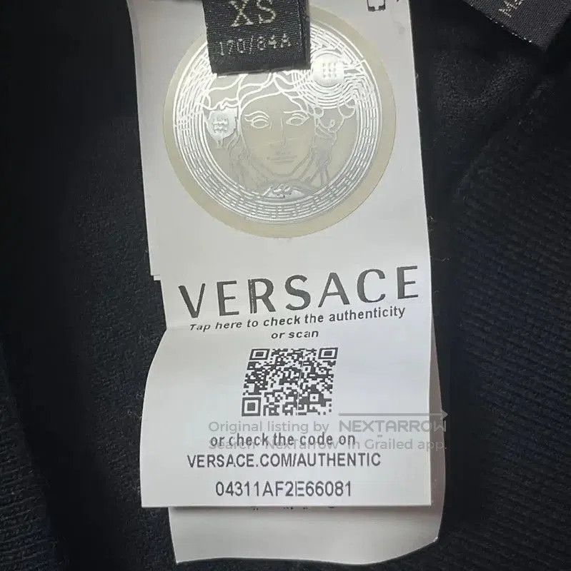 Versace Versace Black Cotton Men's Hooded Jacket . Size US XS / EU 42 / 0 - 5 Thumbnail