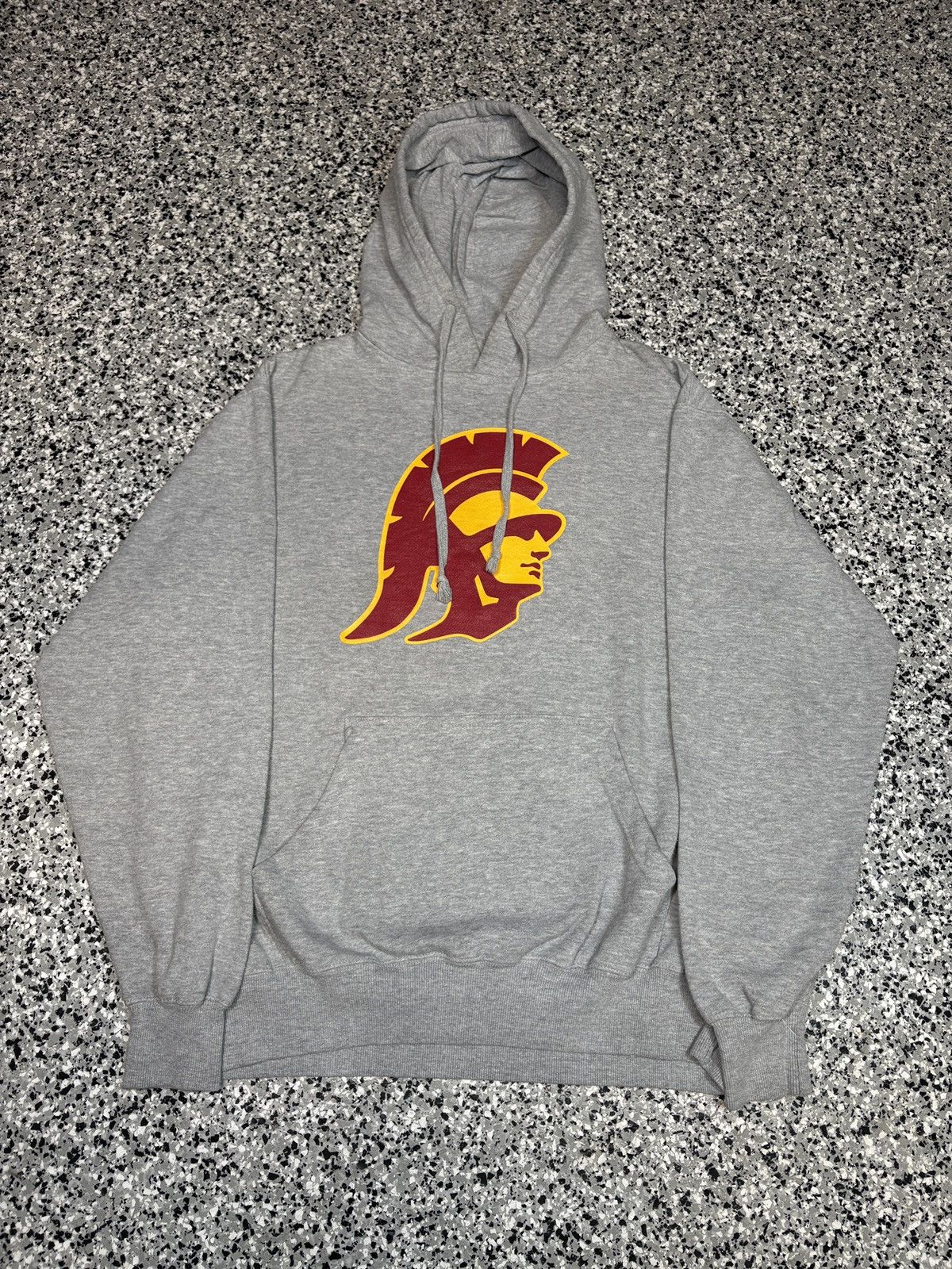 NCAA Vintage 2000s USC Trojans College Grey Hoodie Sz L 0658 Size US L / EU 52-54 / 3 - 1 Thumbnail