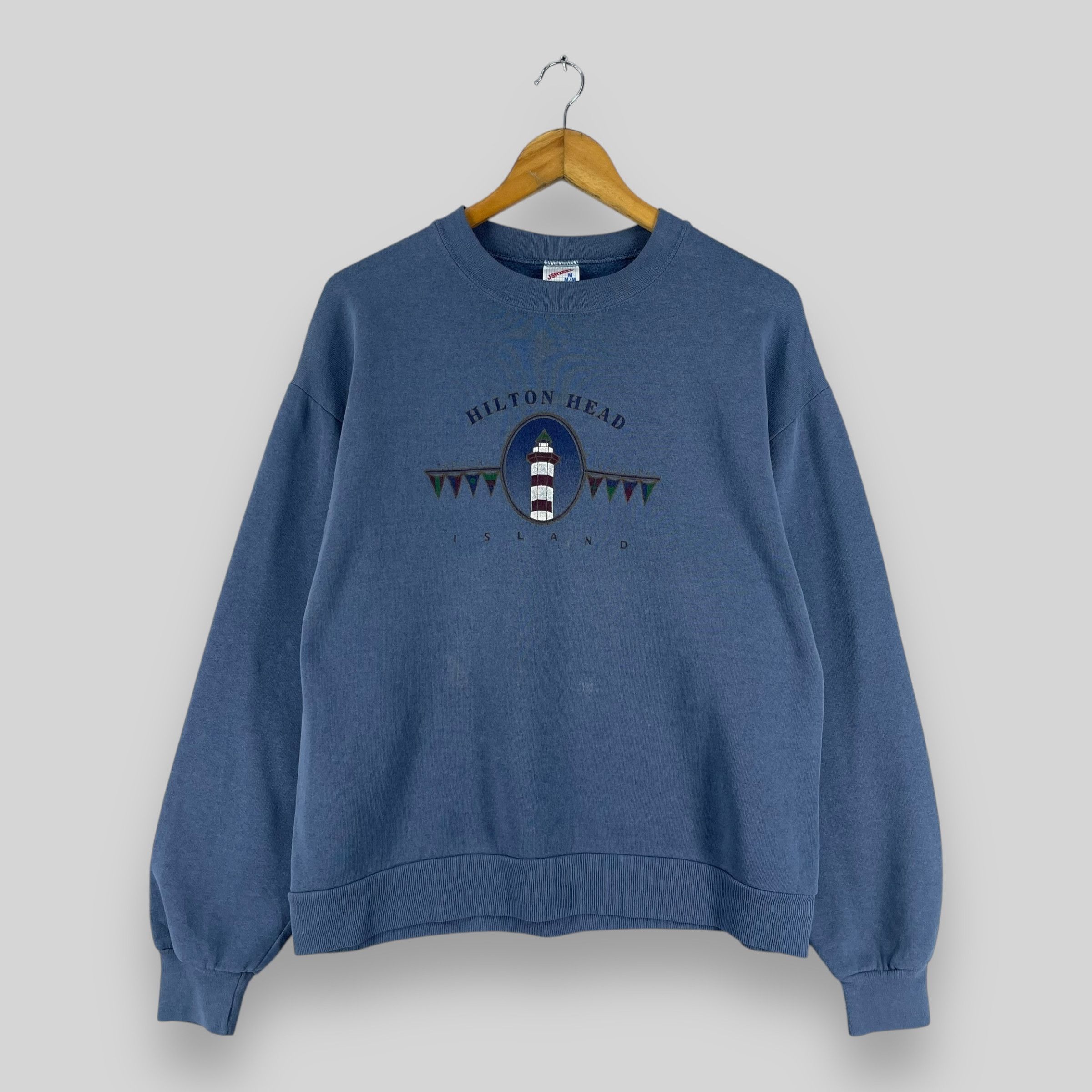 Vintage Vintage HILTON HEAD ISLAND Distressed Sweatshirt Size US M / EU 48-50 / 2 - 1 Thumbnail