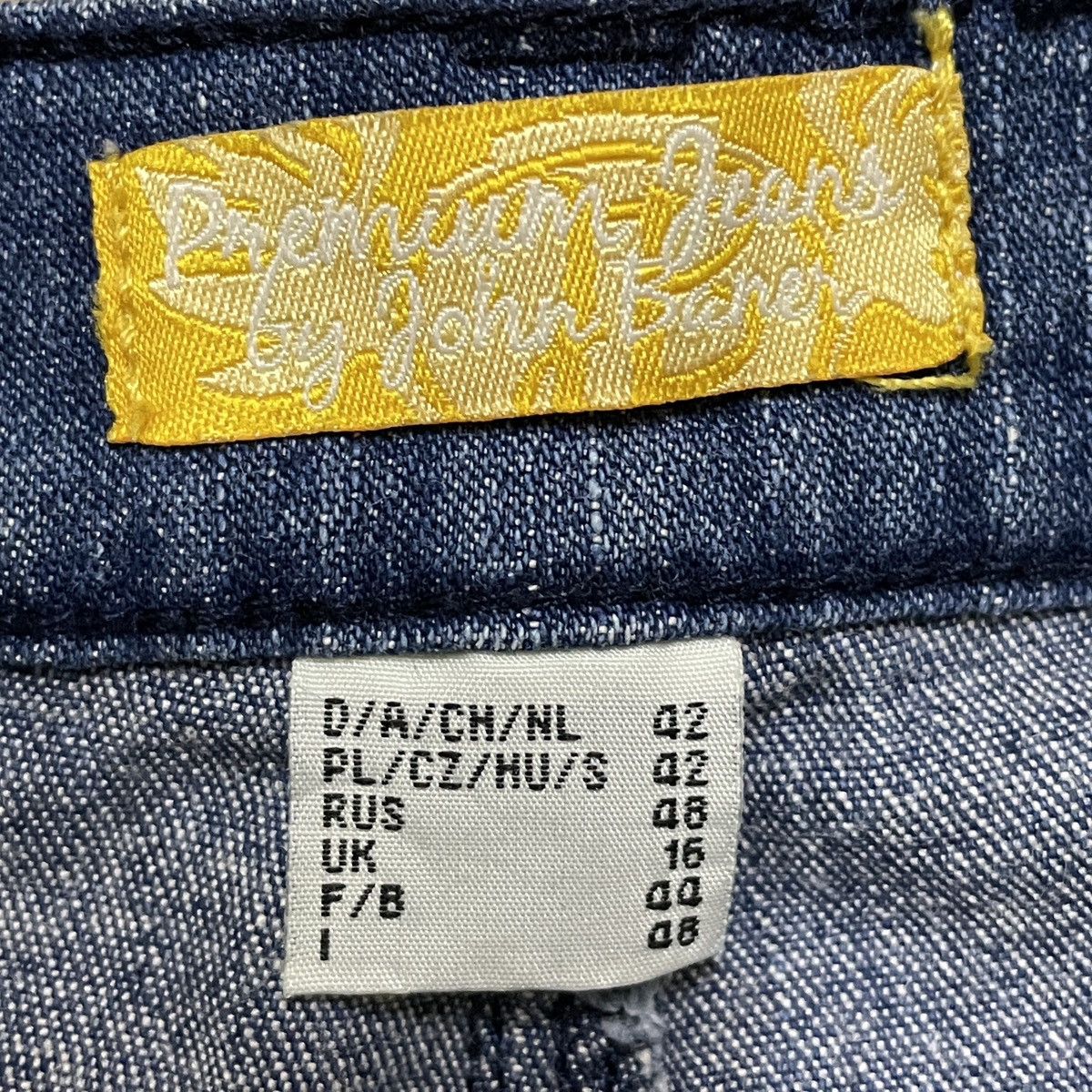 If Six Was Nine × Japanese Brand × Vintage Rare Design Vintage Brand John Barer Hollow Ring Jeans 2000s Size US 32 / EU 48 - 9 Thumbnail