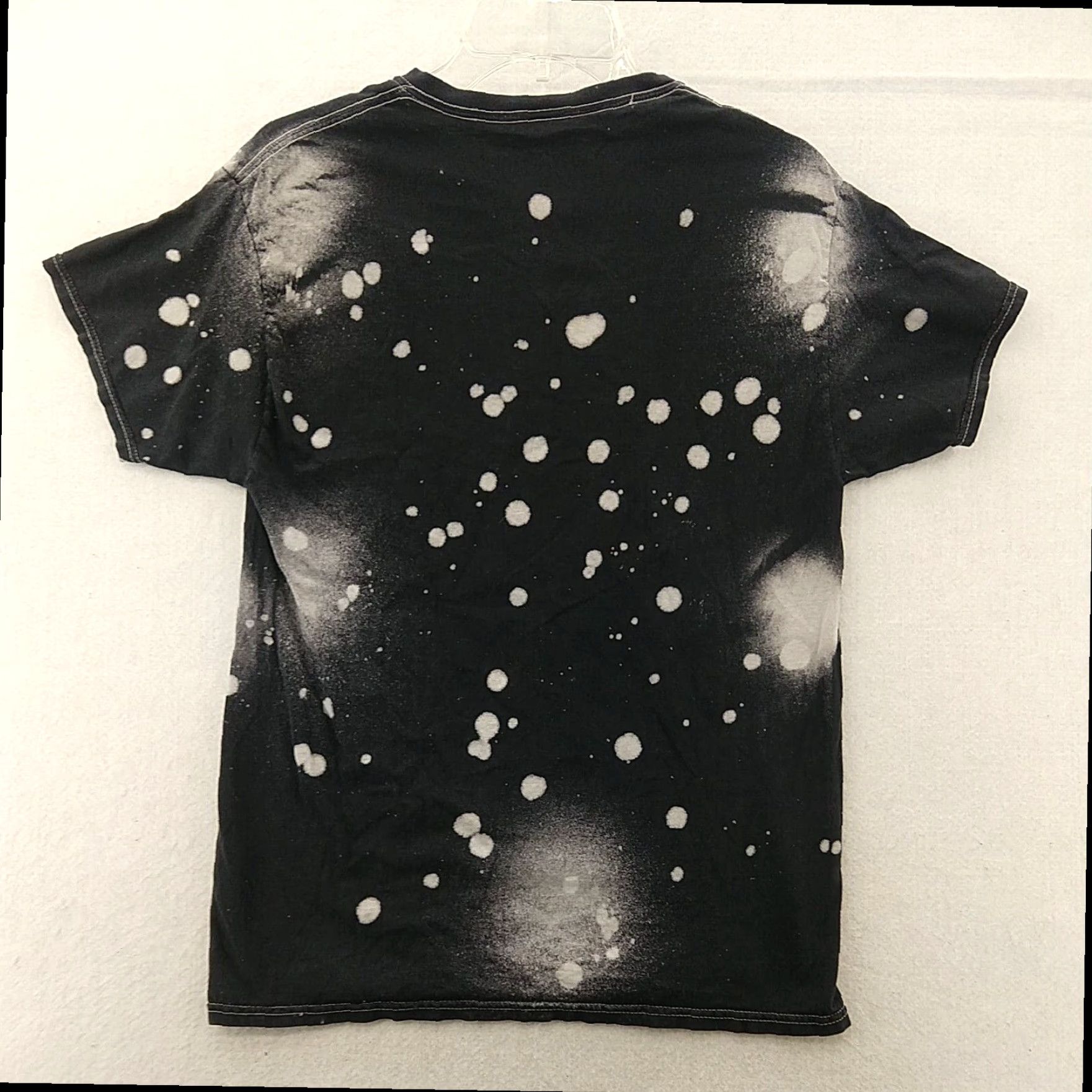 Disney Toy Story Mens Medium Black Bleach Tie Dye Short Sleeve Graphic Tee Size US M / EU 48-50 / 2 - 2 Thumbnail