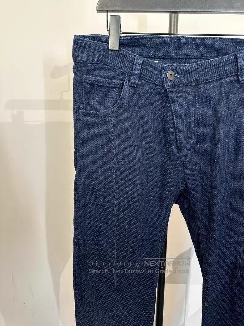 Boris Bidjan Saberi Boris Bidjan Saberi Size XL P1 cotton linen knife-cut denim Size US 38 / EU 54 - 8 Thumbnail