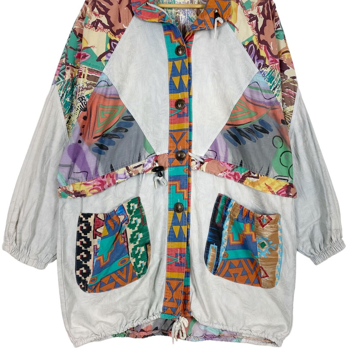 Japanese Brand Vintage Art Design Italian Light Jacket Size US L / EU 52-54 / 3 - 4 Thumbnail