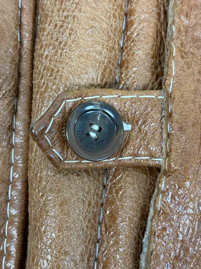 Roberto Cavalli FW2007 Cavalli Brown Fur Aviator Leather Jacket Size US L / EU 52-54 / 3 - 11 Thumbnail