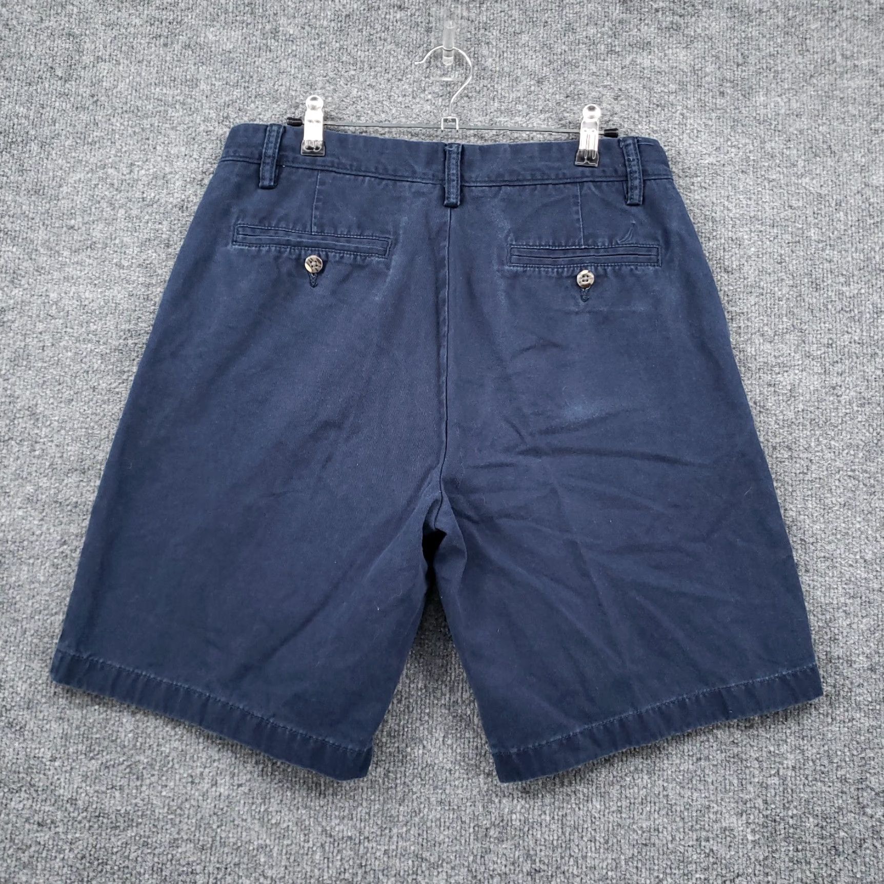 Nautica Nautica Shorts Mens 32 Blue Chino Mid-Rise 9" Flat Front Casual Outdoor Size US 32 / EU 48 - 2 Thumbnail
