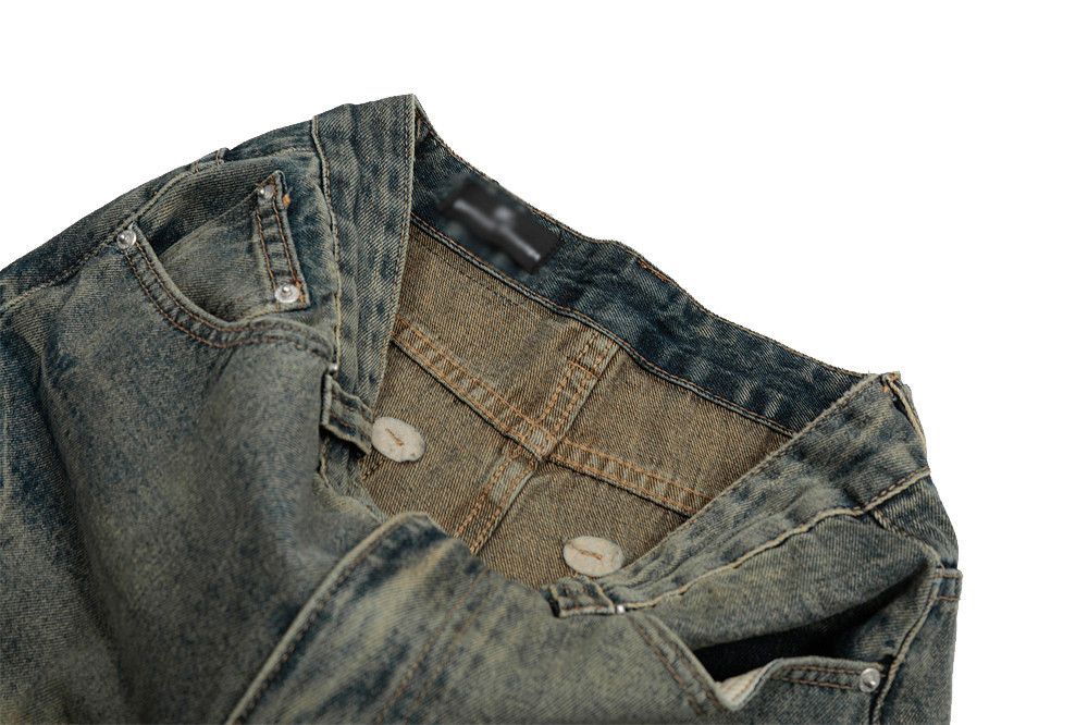 Japanese Brand × Vintage Men's punk distressed flared jeans Size US 32 / EU 48 - 5 Thumbnail