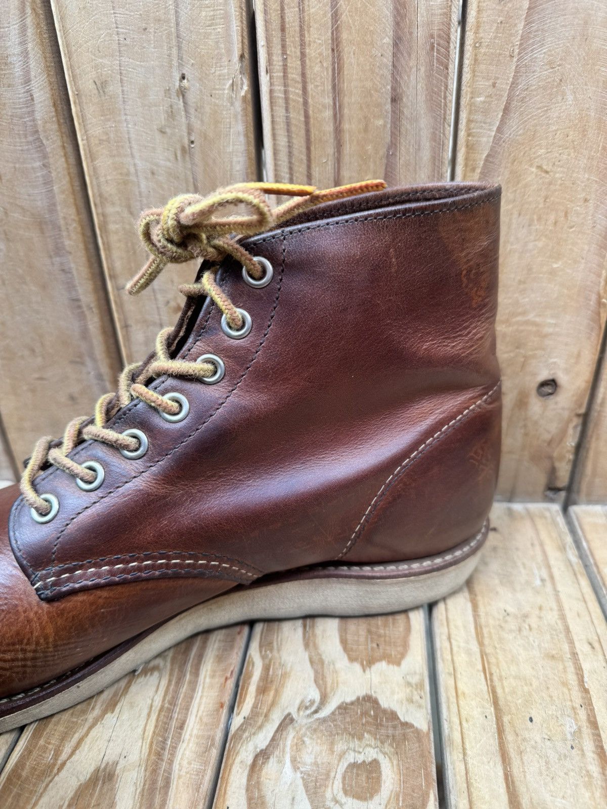 Red Wing Red Wing 9111 Chukka Brown leather boots EUR 41.5 UK 7.5 D Size US 8.5 / EU 41-42 - 19 Thumbnail