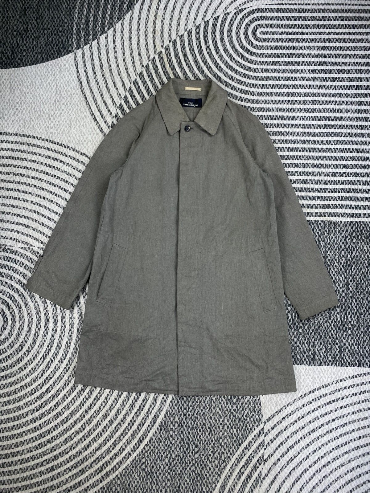 Comme des Garcons Vintage Comme Des Garcons Trench Coat Jacket Size US M / EU 48-50 / 2 - 1 Thumbnail
