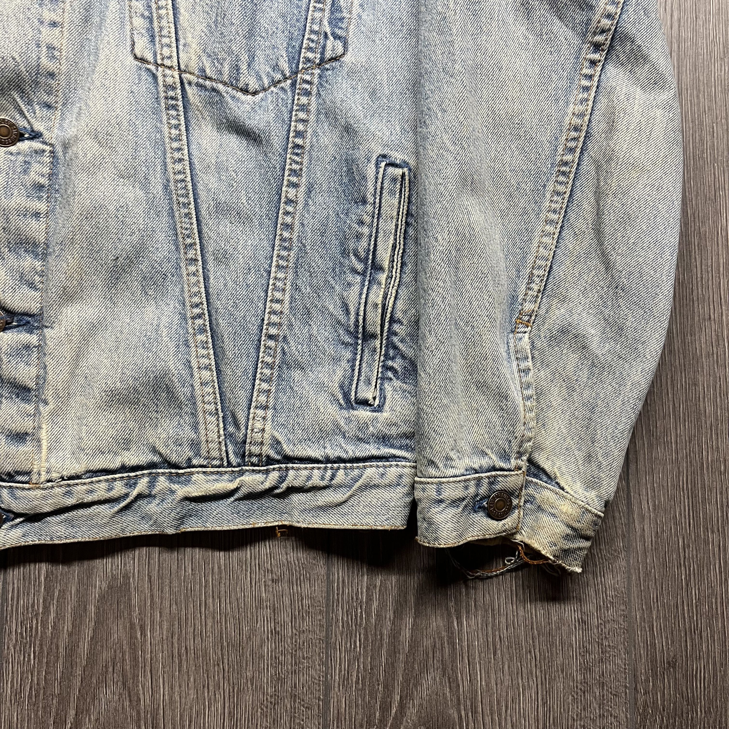 Levi's × Vintage Vintage Levis Strauss 1990s Denim Trucker Jacket XL Size US XL / EU 56 / 4 - 2 Thumbnail