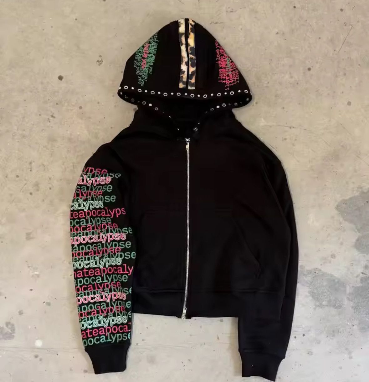 Other American Fashion Punk Y2K Retro High Street Letter Hoodies Size US XL / EU 56 / 4 - 1 Thumbnail