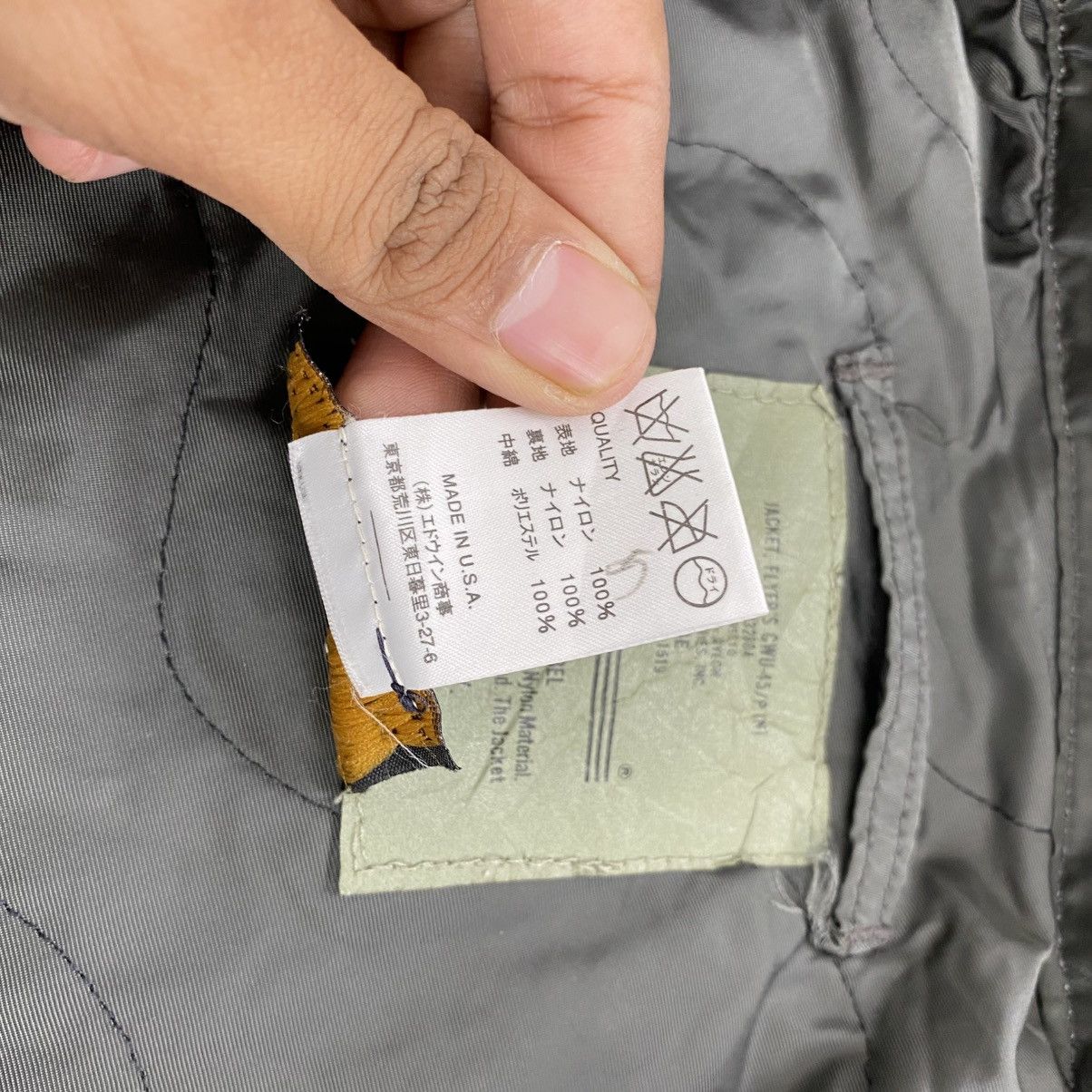 Alpha Industries 🇺🇸Vintage Alpha Industries CWU 45/P Army Flight Bomber Jacket Size US XL / EU 56 / 4 - 10 Thumbnail
