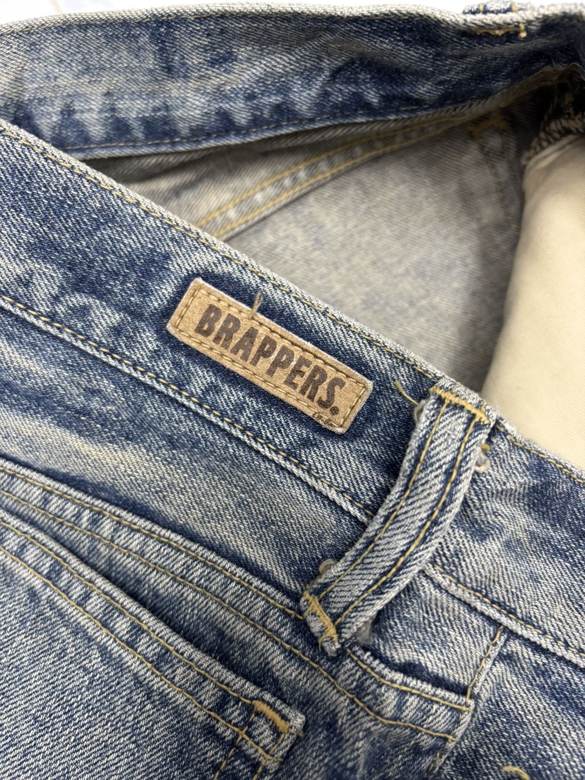 Yasuyuki Ishii Flare Jeans Brappers Japanese Bootcut Denim Jeans Size US 31 - 10 Thumbnail