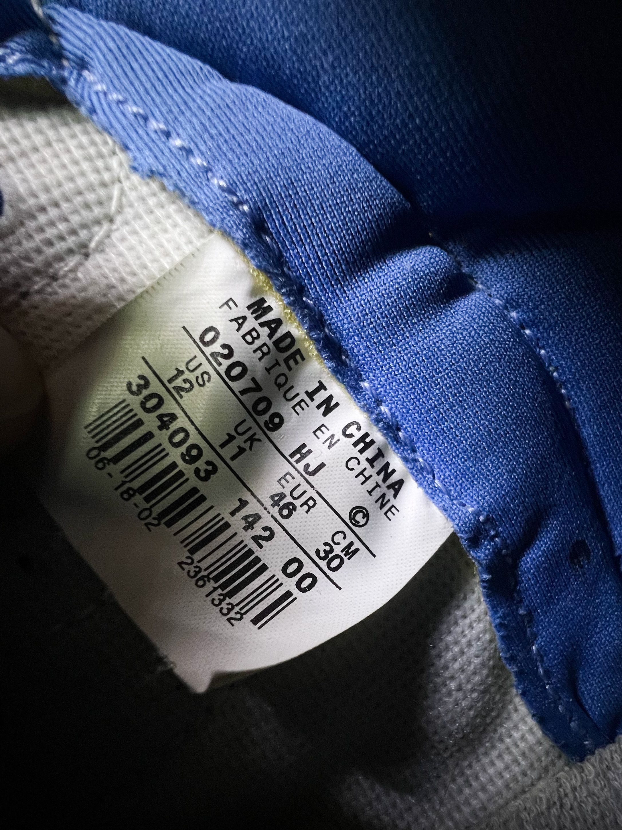 Nike × Vintage NIke Dunk High UNC white University blue DS 2002 Size US 12 / EU 45 - 7 Thumbnail