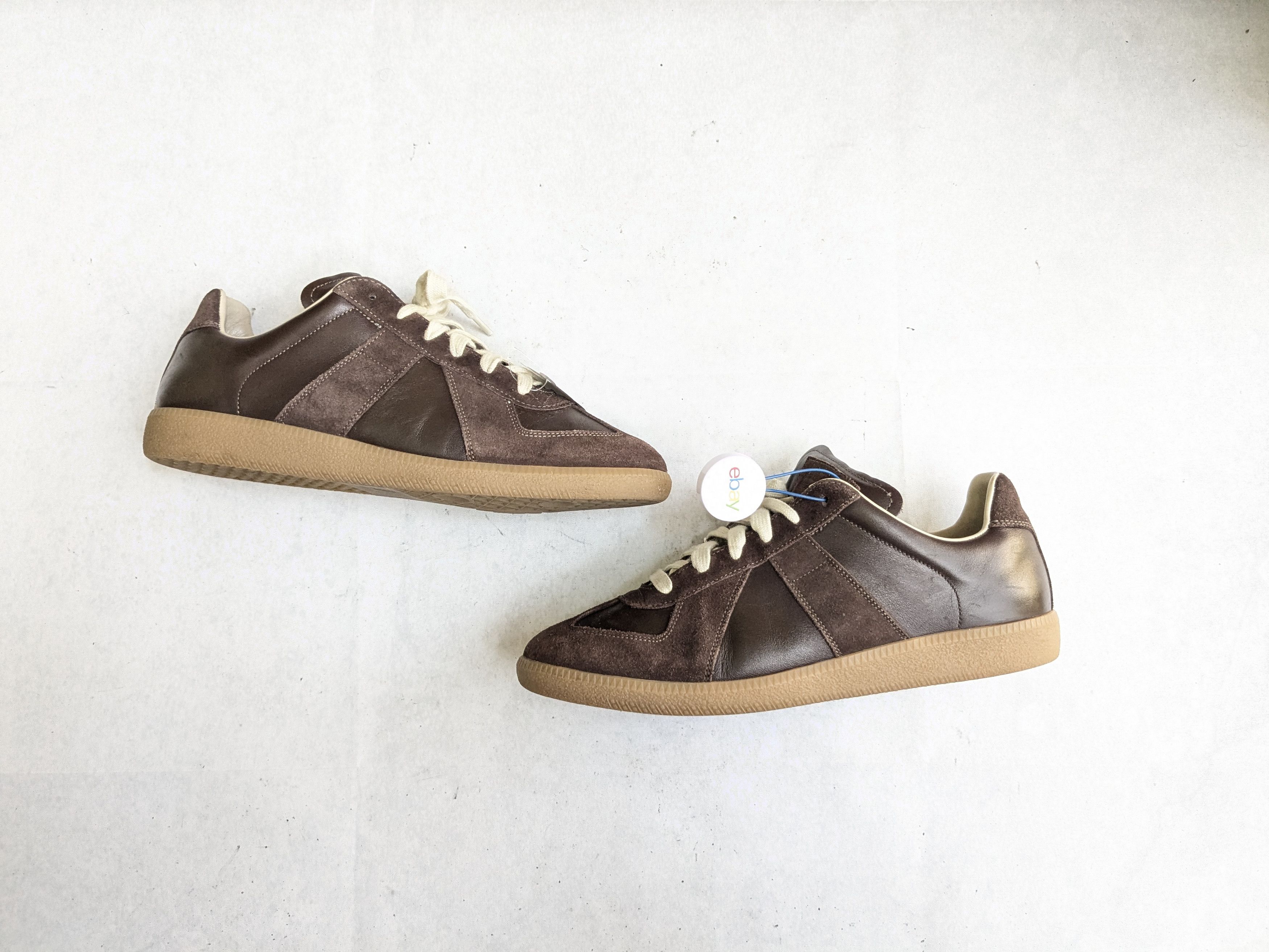 Maison Margiela Maison Margiela Replica GAT Brown 9 42 Low Tops Gum Size US 9 / EU 42 - 1 Thumbnail