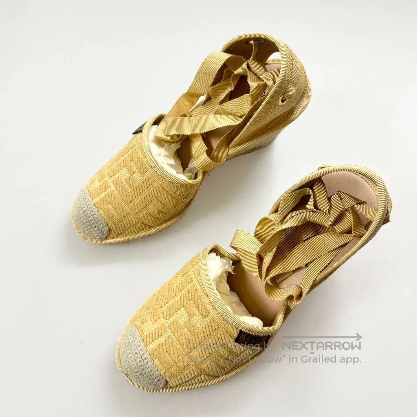 Fendi Fendi Yellow Strap Fisherman Shoes. Size US 6.5 / IT 36.5 - 1 Thumbnail