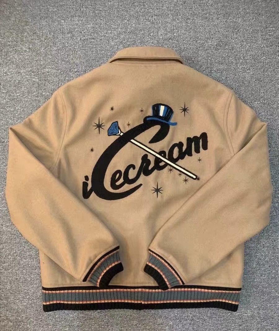 Billionaire Boys Club BBC ICE CREAM Wool Blend Baseball Jacket Size US L / EU 52-54 / 3 - 2 Thumbnail