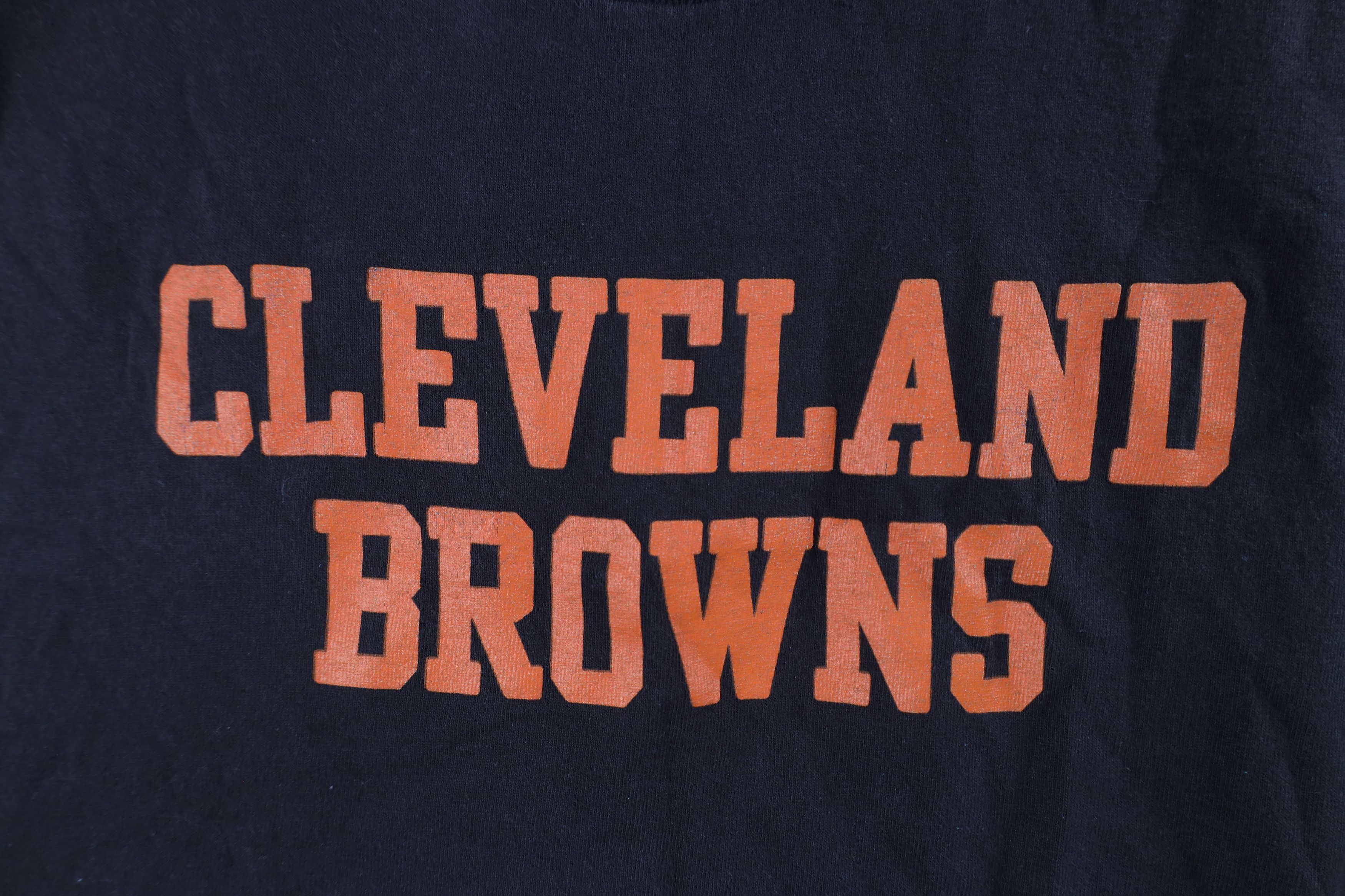 Vintage Vintage Cleveland Browns Football Long Sleeve T-Shirt Brown Size US L / EU 52-54 / 3 - 4 Thumbnail