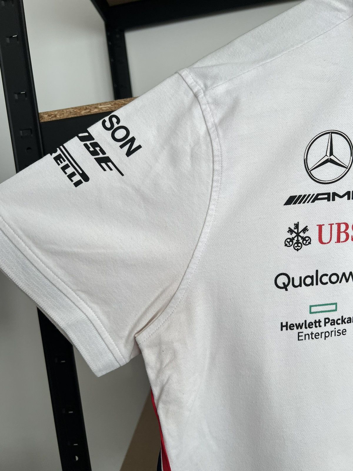 Mercedes-Benz Mercedes Benz AMG Tommy Hilfiger F1 Formula 1 Polo T-shirt Size US L / EU 52-54 / 3 - 8 Thumbnail