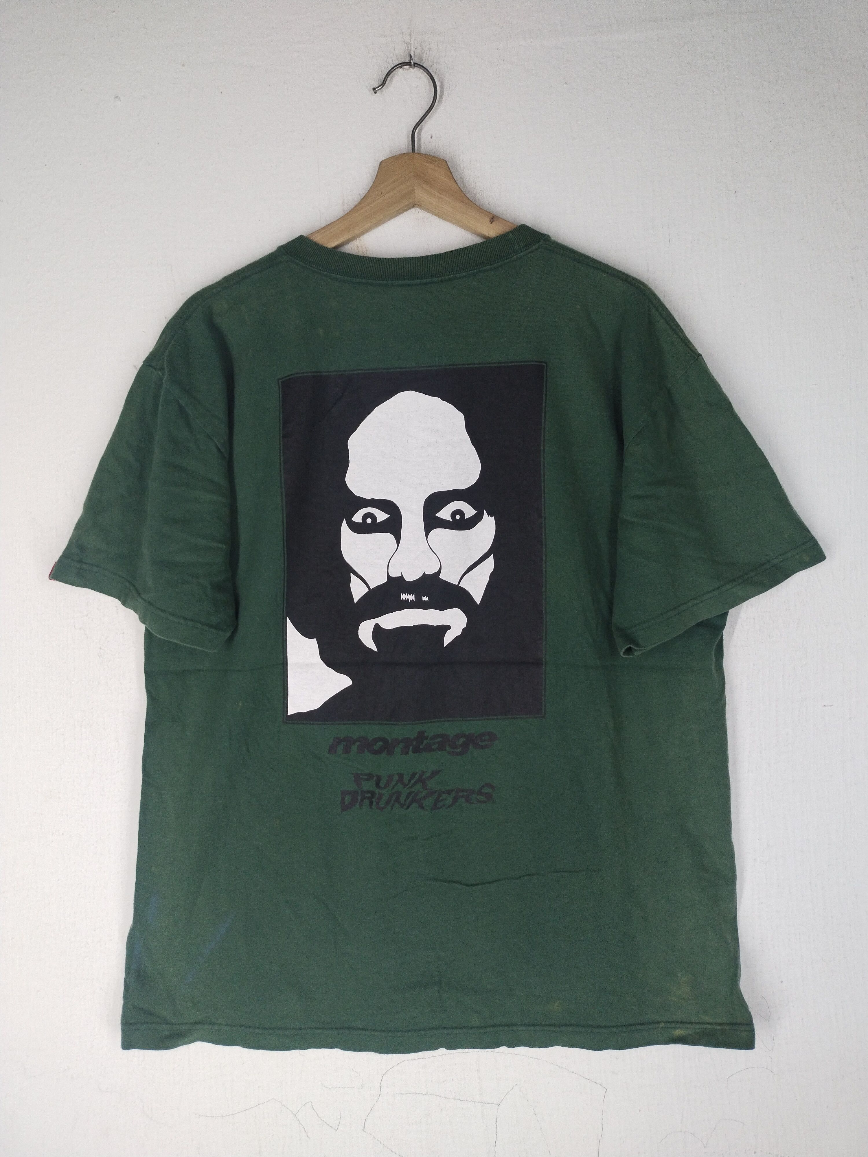 Japanese Brand Vintage Montage Punk Drunkers Shirt Rare Size US M / EU 48-50 / 2 - 1 Thumbnail