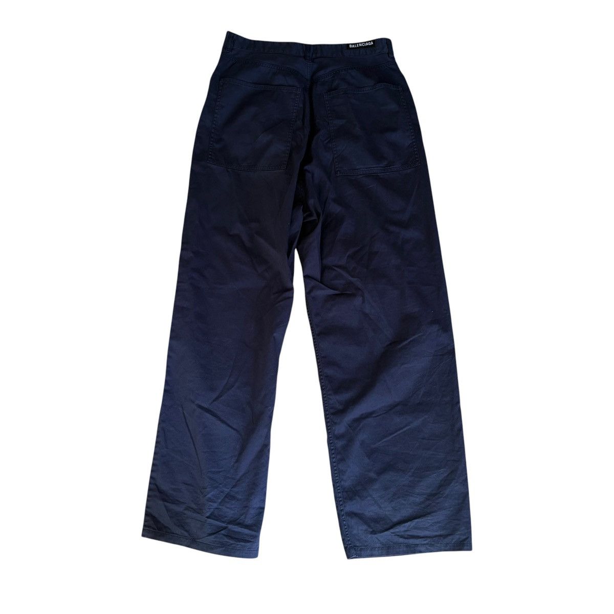 Balenciaga Balenciaga Oversized Navy Work Pants Size US 30 / EU 46 - 4 Thumbnail