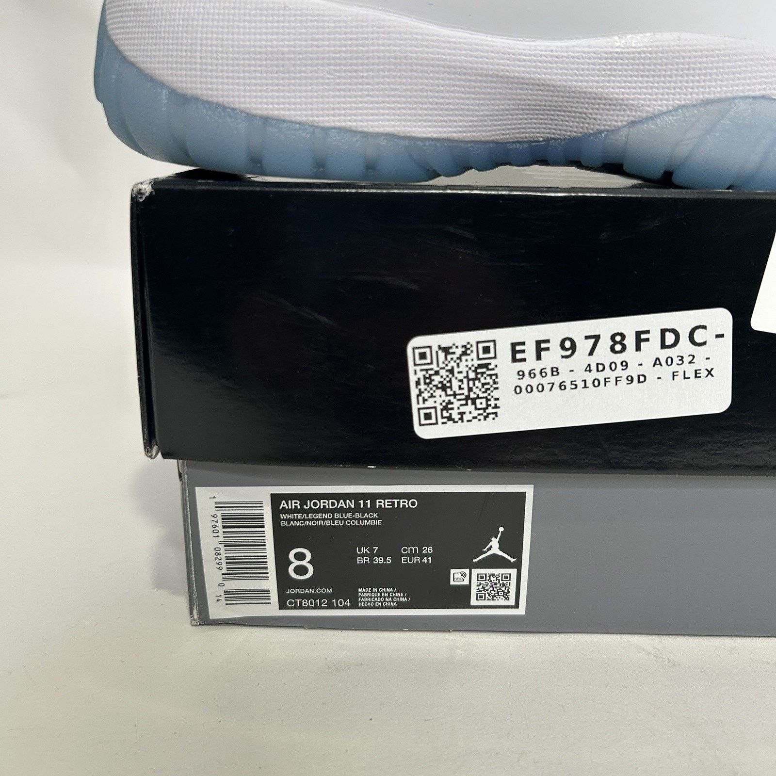 Jordan Brand Nike Air Jordan 11 Retro OG “Legend Blue/Columbia” Size US 8 / EU 41 - 6 Thumbnail