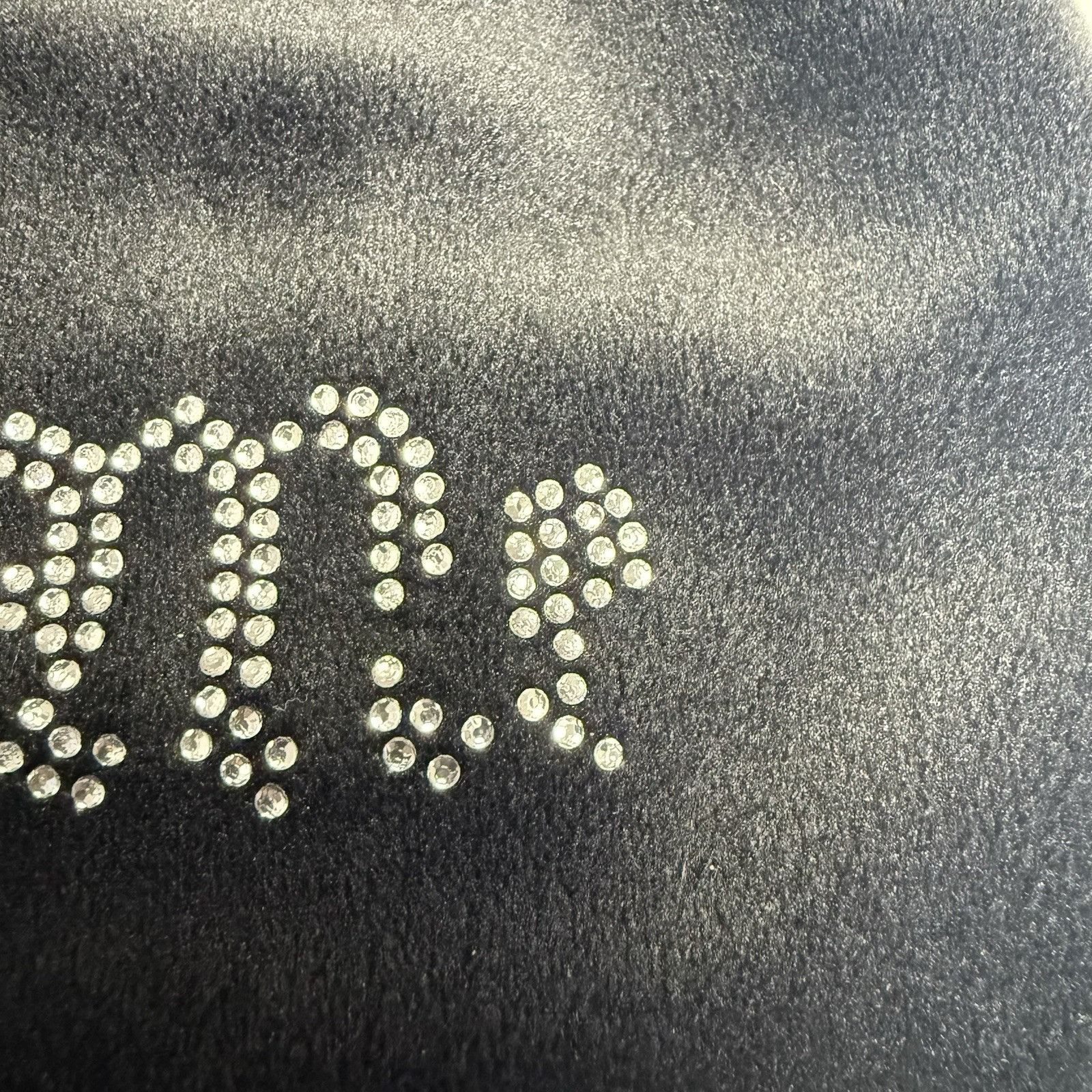 Vintage Y2K Style Velour Pants Womens Small 'Bite Me' Rhinestone Size 25" / US 0 / IT 36 - 7 Thumbnail