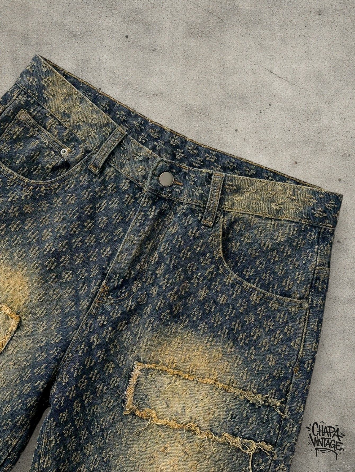 Japanese Brand Ripped jeans shorts Size US 32 / EU 48 - 3 Thumbnail