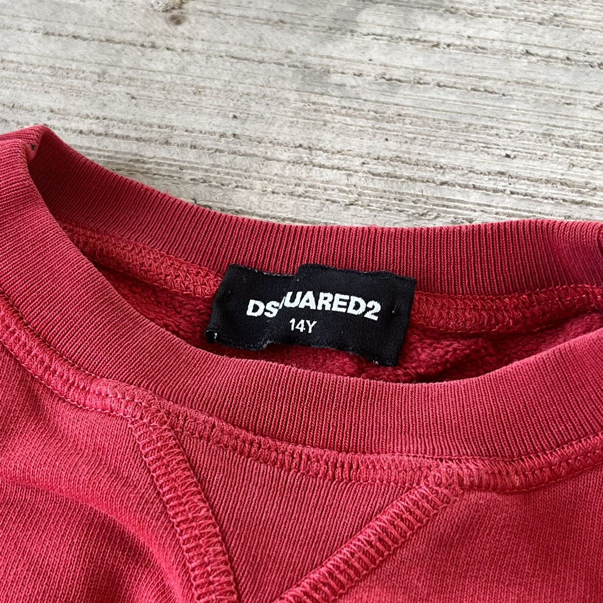 Dsquared2 Dsquared 2 Vintage Big Logo Sweatshirt Longsleeve Size US XS / EU 42 / 0 - 6 Thumbnail