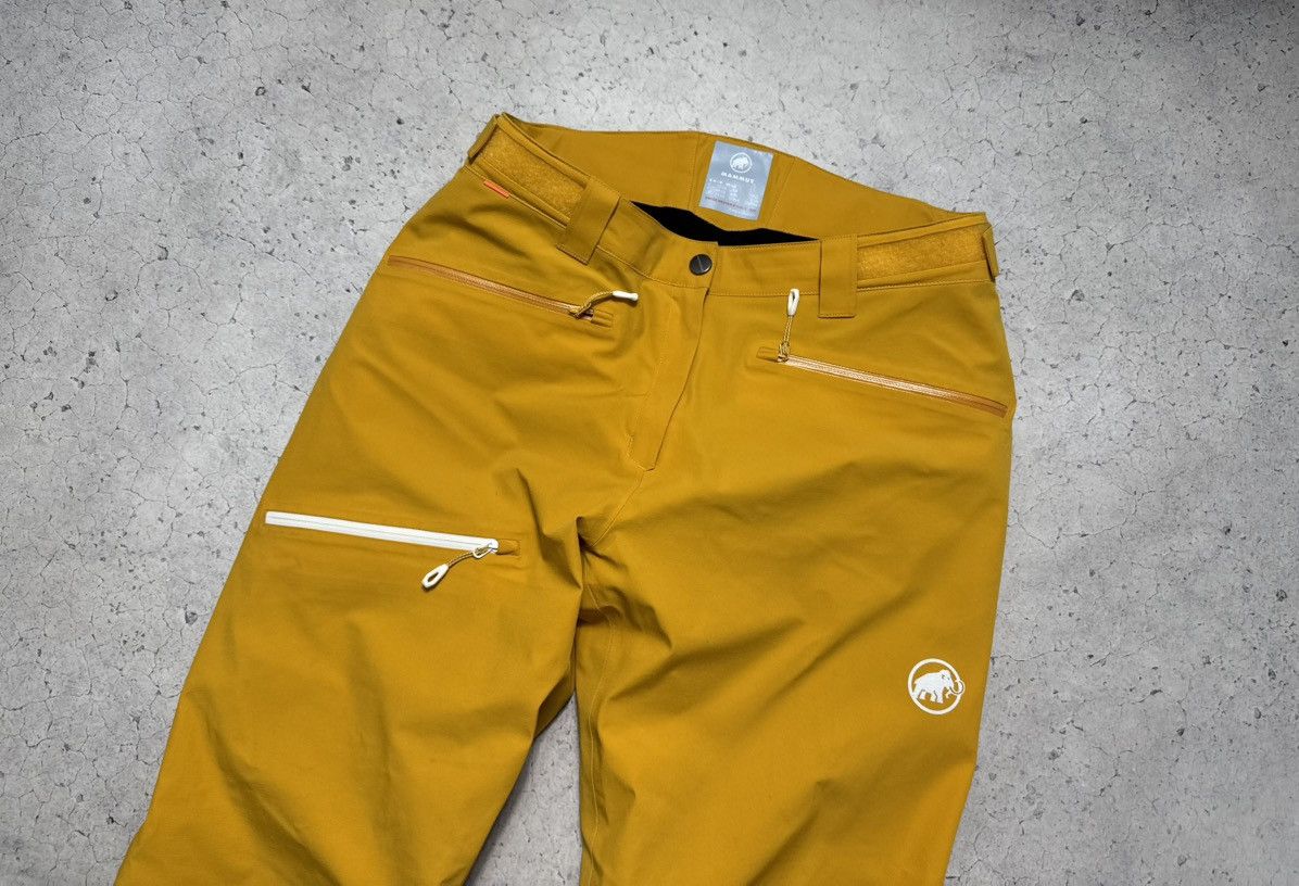 Mammut Mammut Women’s Ski Pants Yellow Size L Outdoor Size 30" / US 8 / IT 44 - 4 Thumbnail