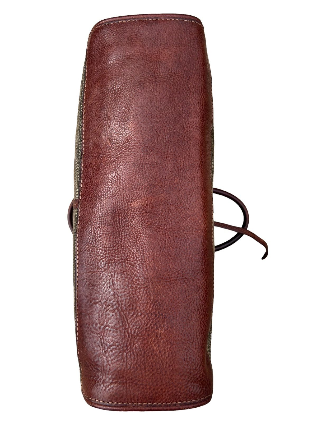 Leather Genten Japan Hybrid Canvas Leather Bag Size ONE SIZE - 7 Thumbnail