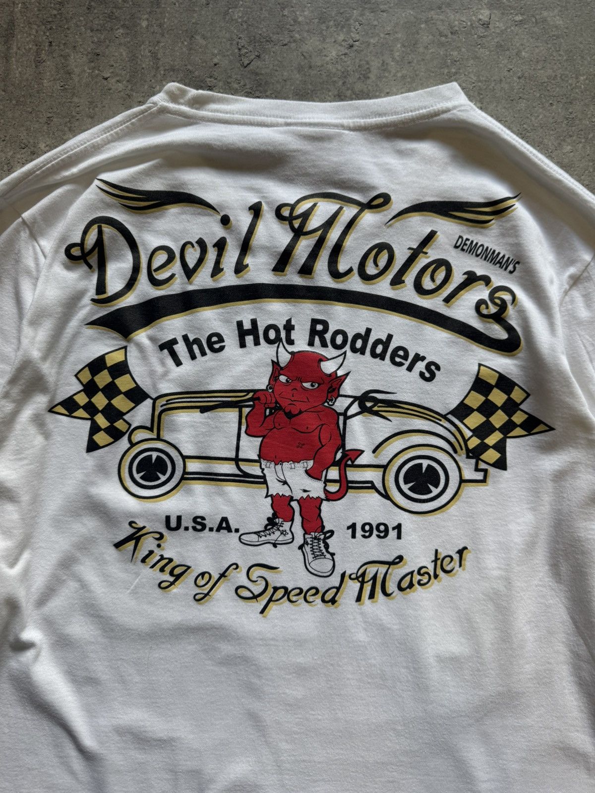 Changes Vintage Tedman Devil Motors Ted Company Hot Rod Long sleeve Size US M / EU 48-50 / 2 - 4 Thumbnail