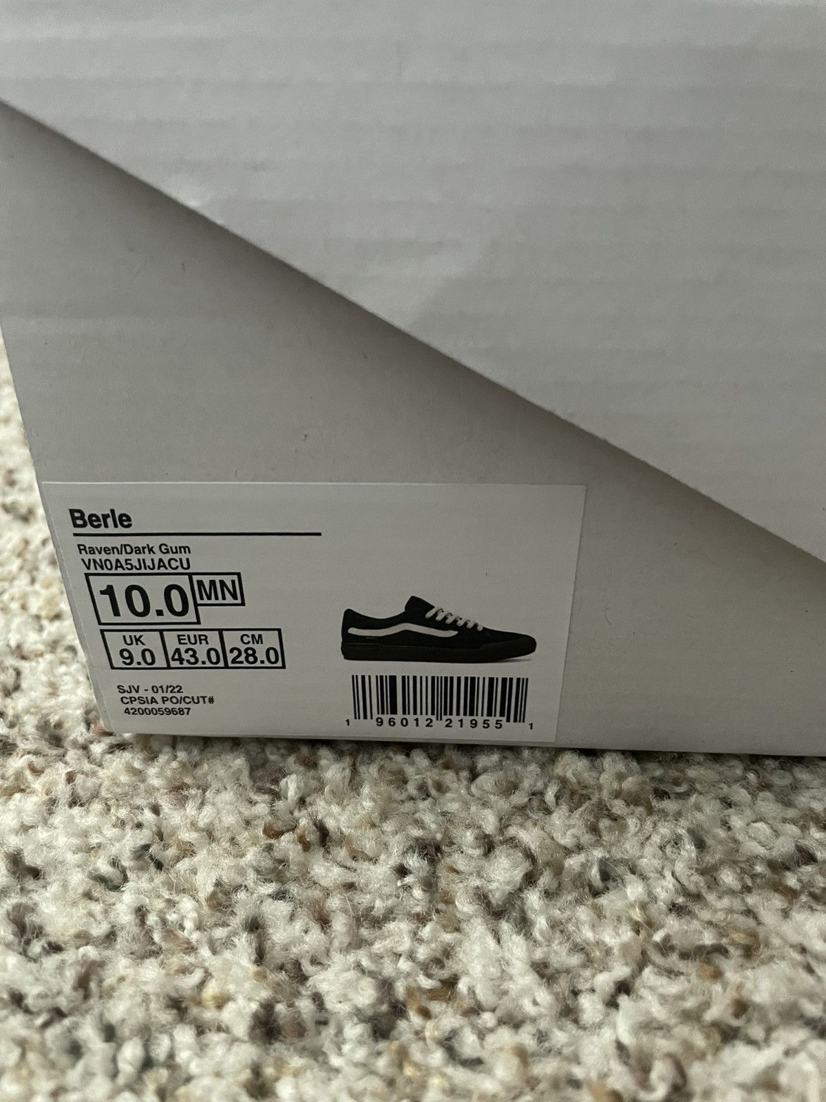 Vans Vans Pro Berle Raven Dark Gum Color Way Size US 10 / EU 43 - 8 Thumbnail