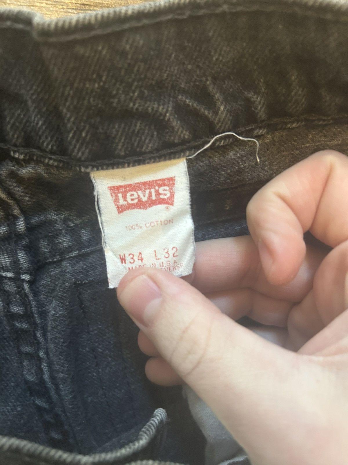 Levi's Crazy Rare Star Levi’s Baggy Orange Tab Size US 31 - 5 Thumbnail