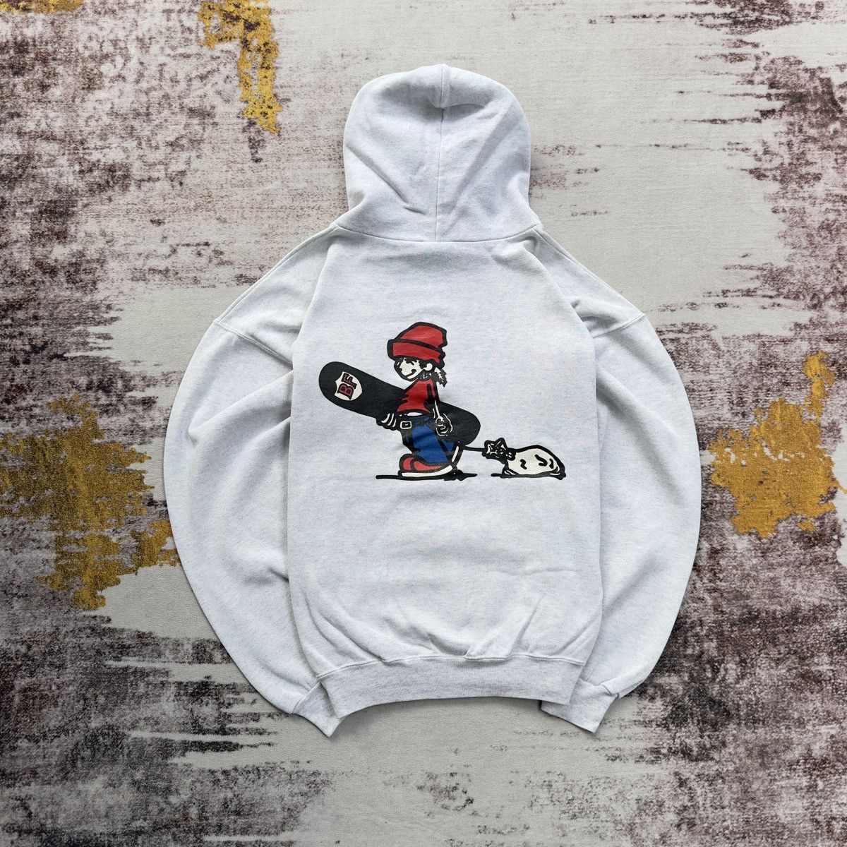 Vintage Vintage 90s BITCH SKATEBOARDS Big Logo Hoodie | Grailed