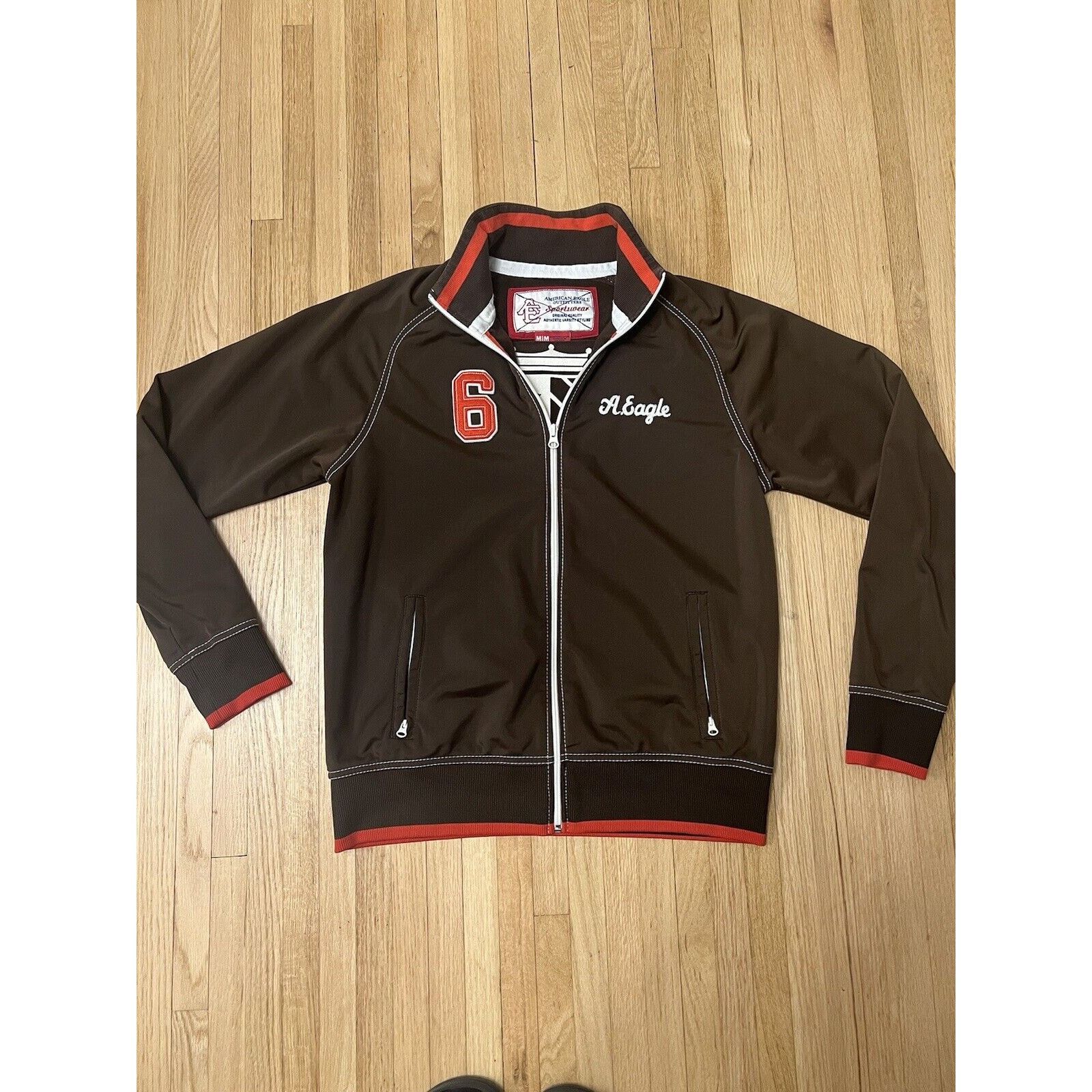 American Eagle Outfitters Vintage Y2K American Eagle Jacket Size Men's Medium Brown Size US M / EU 48-50 / 2 - 2 Thumbnail