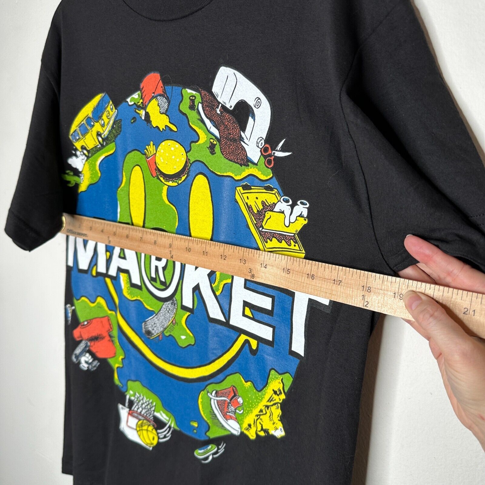 Other NWOT Black Market Smiley World Tee Crew Short Sleeve M Size US M / EU 48-50 / 2 - 6 Thumbnail