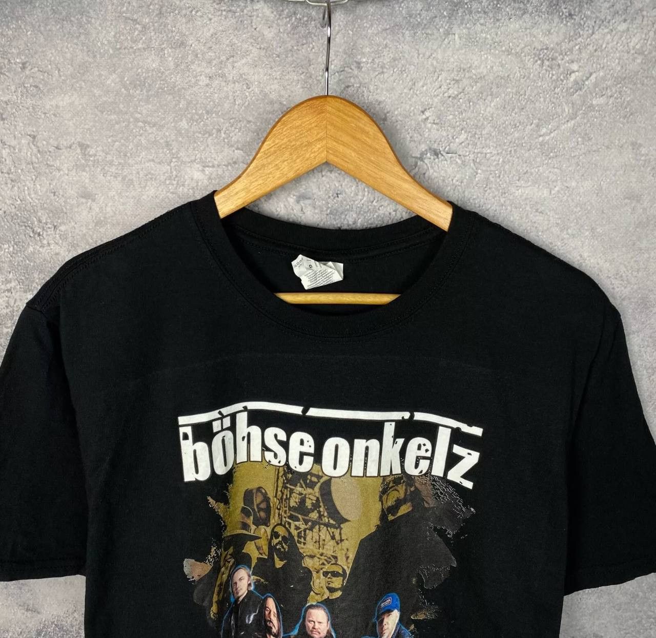 Band Tees Bohse Onkelz Tee Men's Size L Black Short Sleeve ` Size US L / EU 52-54 / 3 - 3 Thumbnail