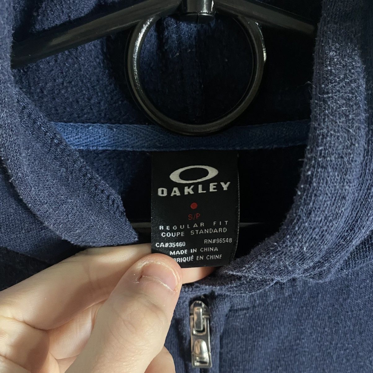 Oakley Vintage Blue Oakley Zip Hoodie Size US S / EU 44-46 / 1 - 4 Thumbnail