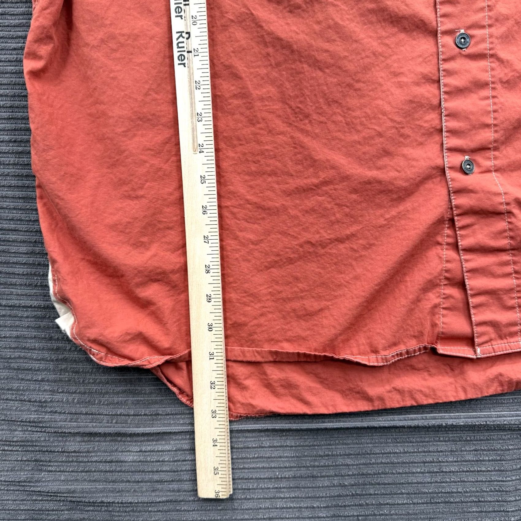 Vintage VINTAGE Game Guard Shirt Mens 2XL Orange Tan Button Up Short Sleeve Outdoor Hunting Size US XXL / EU 58 / 5 - 4 Thumbnail