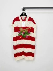 Gucci knitted hollow vest