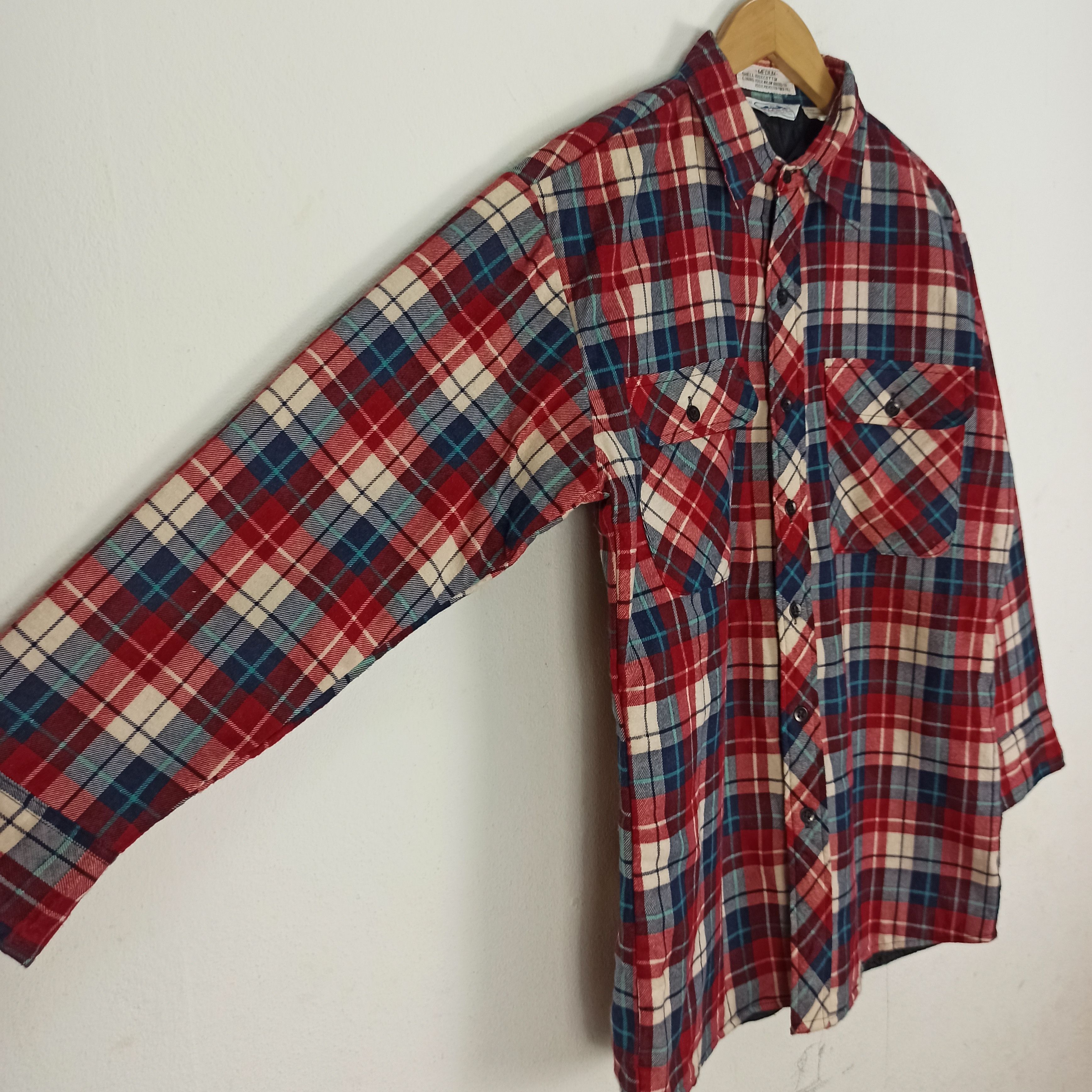 Flannel Vintage MACEYE Flannel Button Long Sleeve Size US M / EU 48-50 / 2 - 2 Thumbnail