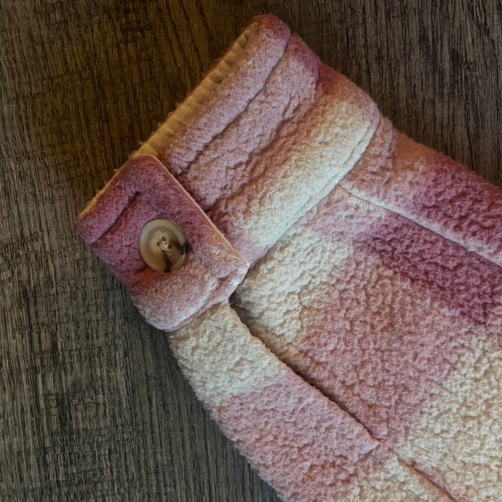 Aeropostale Pink & White Plaid Aeropostale Sherpa Jacket Size L / US 10 / IT 46 - 4 Thumbnail